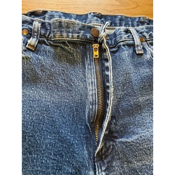 Wrangler Jeans Mens 36x30 Blue Stretch Western 947STR American Country Outdoor - Picture 7 of 13